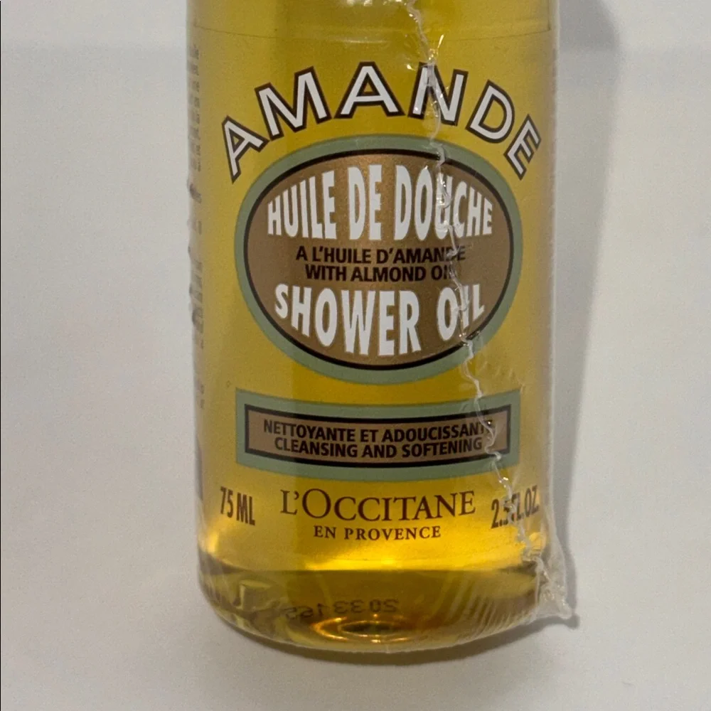 Almond Shower Oil BY LOccitane 2.5 oz Shower Oil New & Sealed